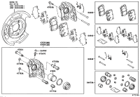 0446630230-PAD KIT, DISC BRAKE, REAR