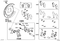 0446602340-PAD KIT, DISC BRAKE, REAR