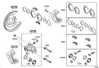 0494802101-FITTING KIT, DISC BRAKE, REAR