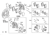0446630210-PAD KIT, DISC BRAKE, REAR