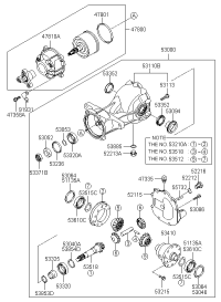 5351539A20-WASHER SET DIFF GEAR