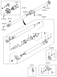 493000L100-SHAFT ASSY-PROPELLER