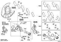 0494806060-FITTING KIT, DISC BRAKE, REAR
