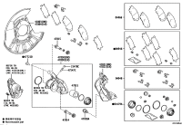 044660R000-PAD KIT, DISC BRAKE, REAR