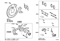 0447928180-Cylinder kit, rear disc brake