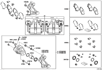0446648130-PAD KIT, DISC BRAKE, REAR