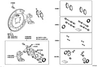 0446658010-PAD KIT, DISC BRAKE, REAR