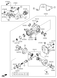 530203B560-CASE ASSY-DIFFERENTIAL