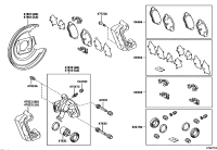 0446602320-PAD KIT, DISC BRAKE, REAR