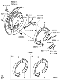 4800A057-SHOE SET,RR BRAKE