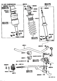 4801050010-CYLINDER ASSY, PNEUMATIC, FRONT W/SHOCK ABSORBER, RH/LH