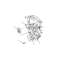 4861540AA-Pulley, p/s pump