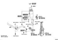 4801050420-CYLINDER ASSY, PNEUMATIC, FRONT W/SHOCK ABSORBER, RH/LH