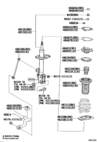 4868442010-COVER, FRONT SUSPENSION SUPPORT DUST, RH/LH