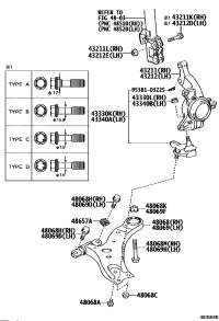 4321206230-KNUCKLE, STEERING, LH