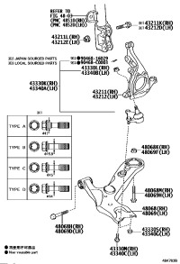 4806802181-LOWER ARM RH