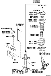 4813133C00-SPRING, FRONT COIL, RH/LH