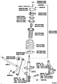 481310R170-SPRING, FRONT COIL, RH/LH