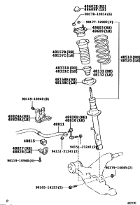 481310P010-SPRING, FRONT COIL, RH/LH