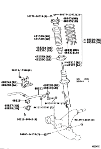 481310N010-SPRING, FRONT COIL, RH/LH