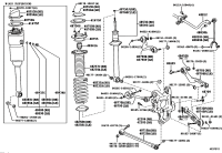 4809050421-CYLINDER ASSY, PNEUMATIC, REAR LH W/SHOCK ABSORBER