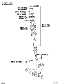 4813160D21-SPRING, FRONT COIL, RH/LH