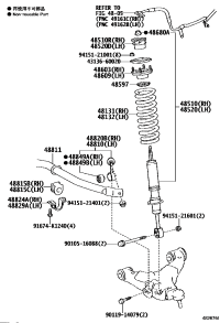 4813160D80-SPRING, FRONT COIL, RH/LH