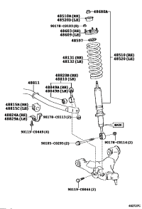 4813160C90-SPRING, FRONT COIL, RH/LH