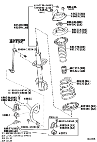 48510A9890-ABSORBER SET, SHOCK
