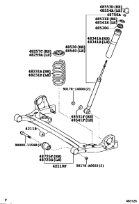 4211008040-BEAM ASSY, REAR AXLE