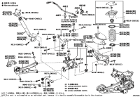 487800E110-ARM ASSY, TRAILING, REAR LH