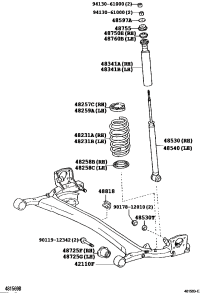 421010D100-BEAM ASSY, REAR AXLE
