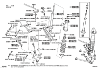 487900N010-Arm assy, upper control, rear no.2