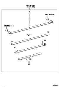 90389A0008-BUSH(FOR REAR SPRING LEAF)