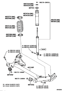 4210102380-BEAM ASSY, REAR AXLE