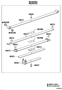 482100K231-SPRING ASSY, REAR LH