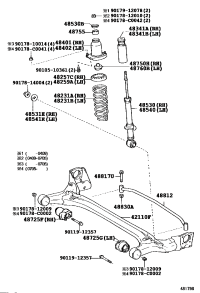4210112130-BEAM ASSY, REAR AXLE