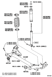 4210102370-BEAM ASSY, REAR AXLE
