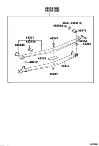 9038916015-BIMETAL FORMED BUSH(FOR FRONT SPRING)