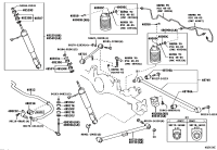 4853069485-ABSORBER ASSY, SHOCK, REAR, RH/LH