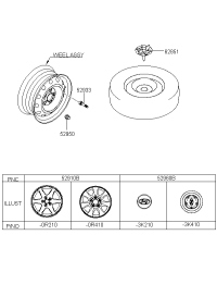 529100R210-WHEEL ASSY-ALUMINIUM