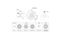 52910C0900-WHEEL ASSY-TEMPORARY