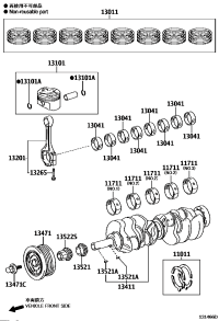1101138050-WASHER SET, CRANKSHAFT THRUST