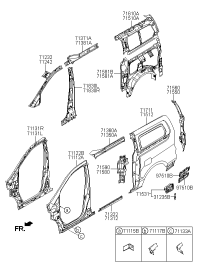 715124H701-PANEL-QTR OTR RR LH