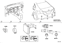 8934802090E0-RETAINER, ULTRASONIC SENSOR, NO.1