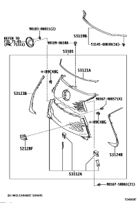 5311930320-CUSHION, RADIATOR GRILLE TO FRONT VALANCE PANEL