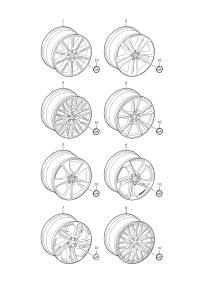 4M0601025AD-Wheel rim:
