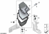 13718620473-Muffler, intake air