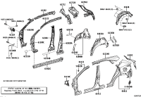 6160278040-PANEL, QUARTER, LH