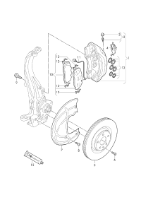 4M0615301AN-BRAKE DISC/VW-TOUAREG/AUDI-Q7